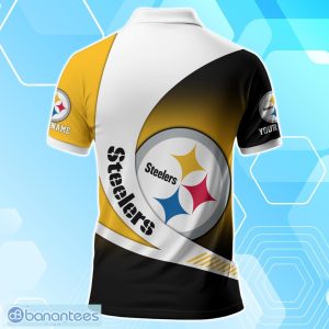 Pittsburgh Steelers Polo Shirt Custom Name Sport 3D Clothings For Fans Product Photo 3