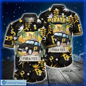 MLB Pittsburgh Pirates Hawaiian Shirt Car And Summer Heatwave Shirt For Fans Product Photo 1