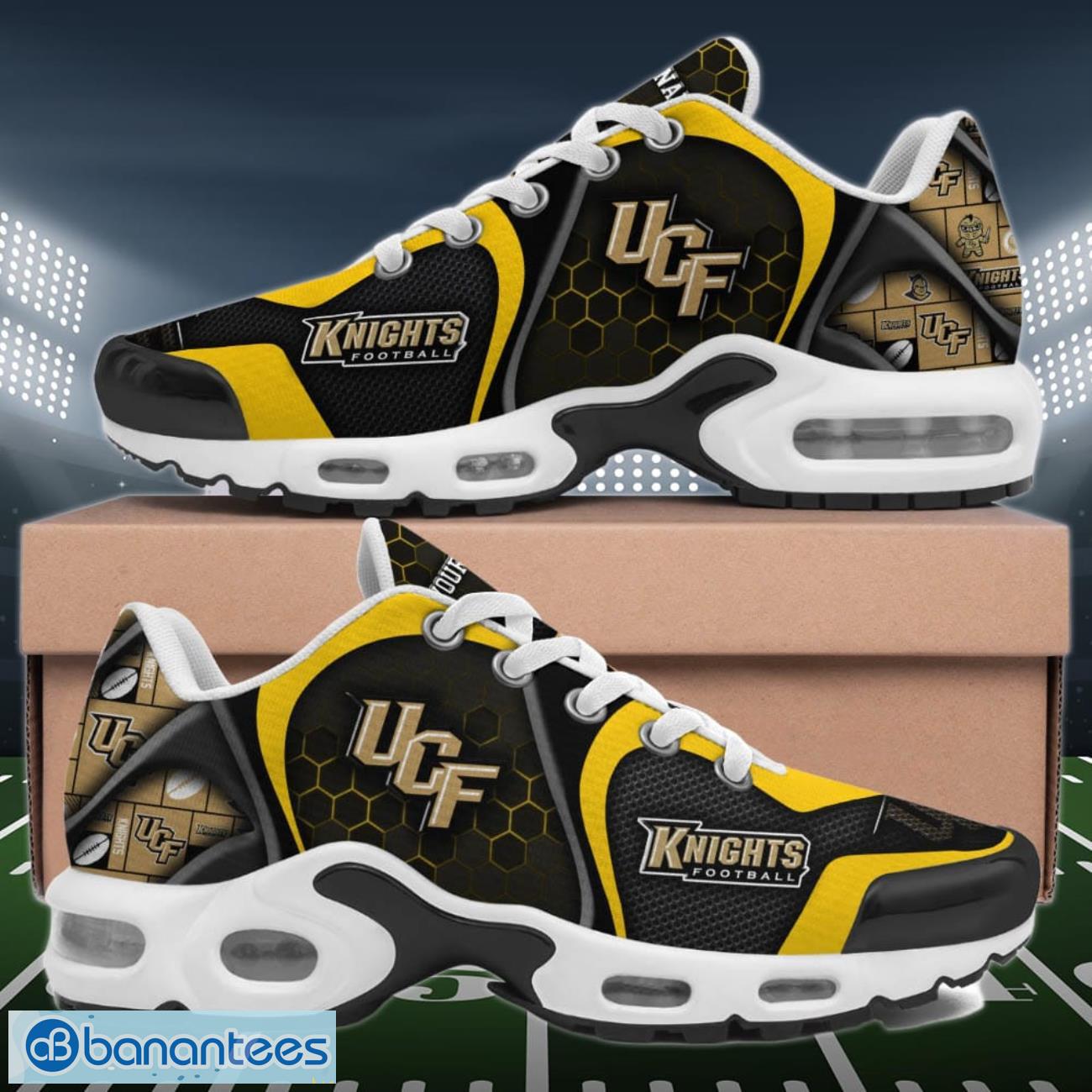 UCF Knights Air Cushion Sports Shoes Custom Name Gifts For Football Fan Product Photo 1