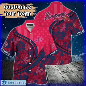 Custom Name or Team Name MLB Atlanta Braves Hawaiian Shirt 2024 Product Photo 1