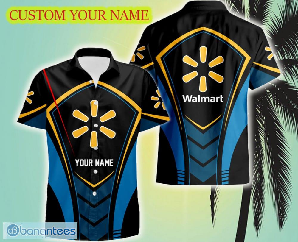 Walmart Logo Brand Custom Name Latest Hawaiian Shirt - Walmart Logo Brand Custom Name Latest Hawaiian Shirt