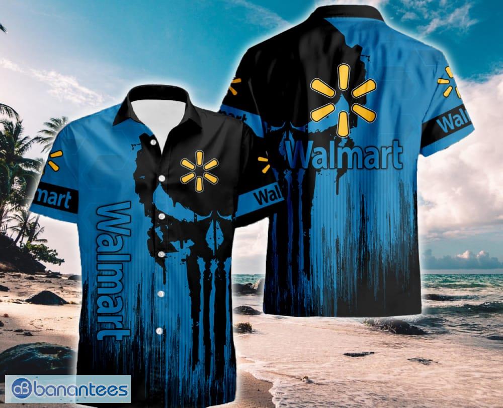 Walmart Logo Brand Ocean Hawaiian Shirt Summer Beach - Walmart Logo Brand Ocean Hawaiian Shirt Summer Beach