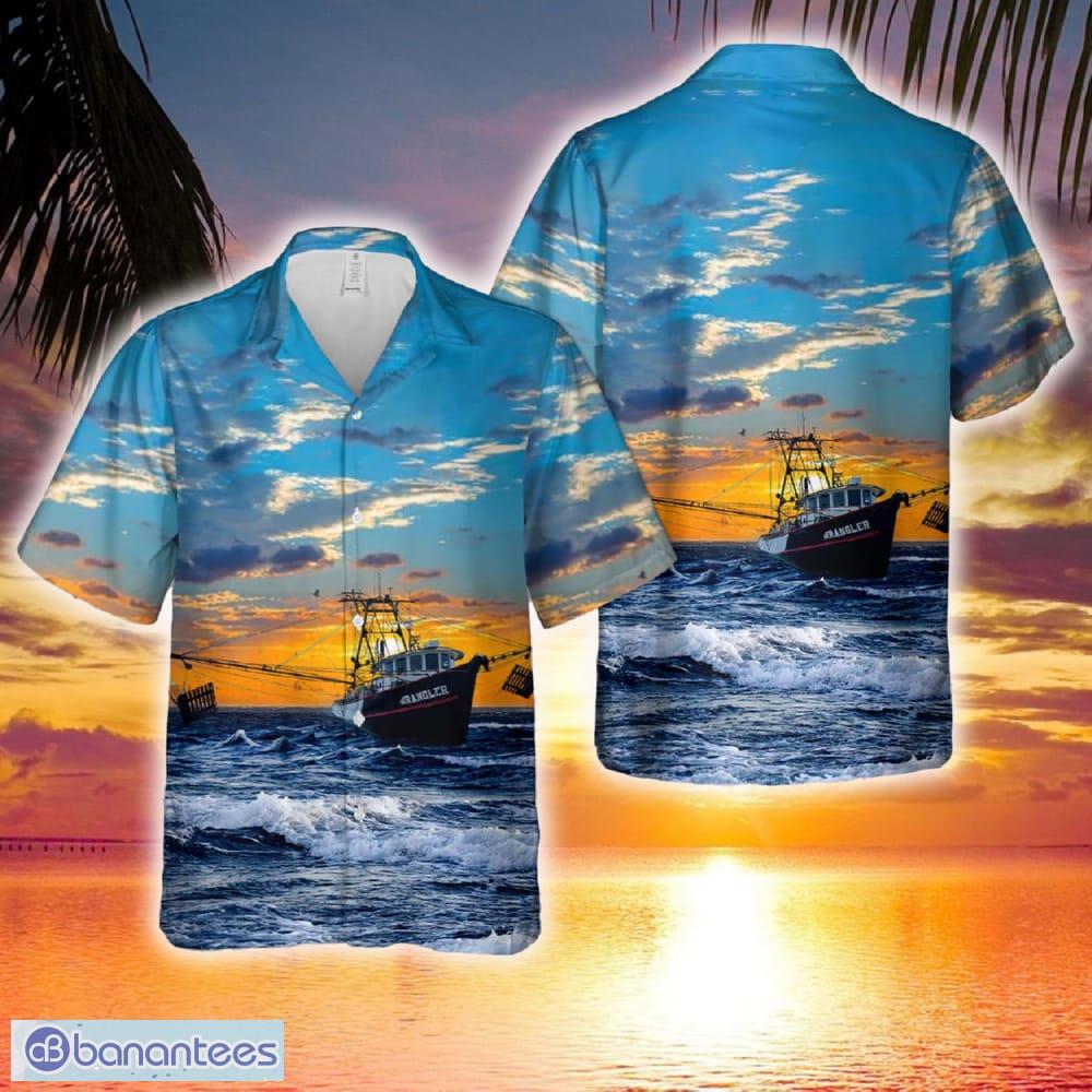 West Coast Shrimp Trawler, Wrangler Hawaiian Shirt Print Ideas Gift Mens -  Banantees