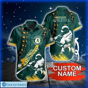 Custom Name 2024 MLB Oakland Athletics Hawaiian Shirt Summer Symphony For Fans Product Photo 1