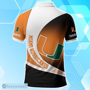Miami Hurricanes Polo Shirt Custom Name Sport Gifts For Fans Product Photo 2