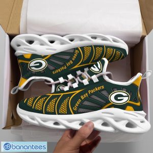 Green Bay Packers NFLNew Designs Black And White Clunky Shoes Max Soul Shoes Sport Season Gift Product Photo 2