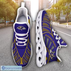 Baltimore Ravens NFLNew Designs Black And White Clunky Shoes Max Soul Shoes Sport Season Gift Product Photo 6