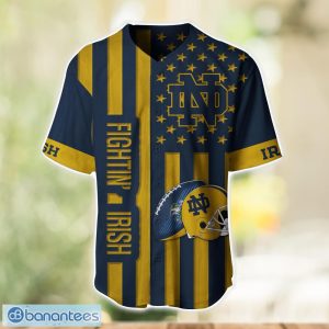 Notre Dame Fighting Irish Custom Name and Number NCAA Baseball Jersey Shirt Product Photo 2