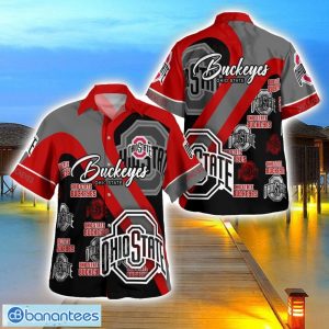 Ohio State Buckeyes Hawaii Shirt Big Logo 3D Printing Hawaiian Shirt For Men And Women Product Photo 1