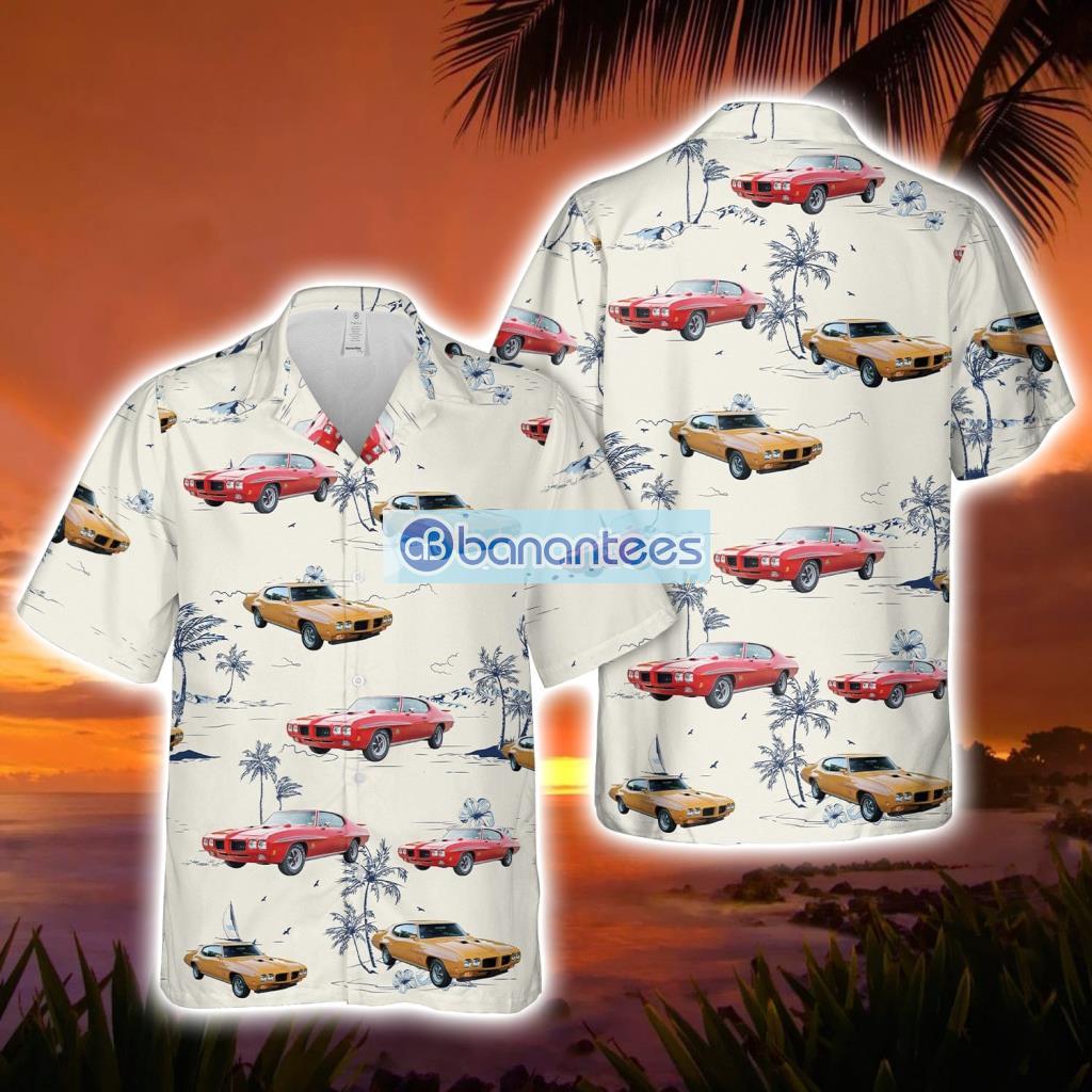 1970 Pontiac Gto Judge Button Down Hawaiian Shirt - Banantees