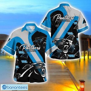 Carolina Panthers Hawaii Shirt Big Logo 3D Printing Hawaiian Shirt For Men And Women Product Photo 1