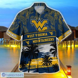 West Virginia Mountaineers Logo Team Tropical Coconut Hawaii Shirt For Men And Women Product Photo 3