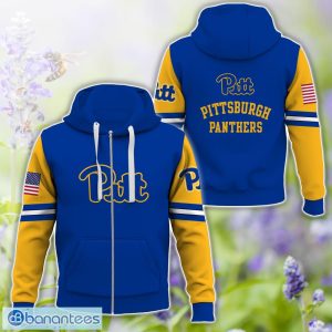 Pittsburgh Panthers Logo Team 3D T-Shirt Sweatshirt Hoodie Zip Hoodie For Men Women Product Photo 4