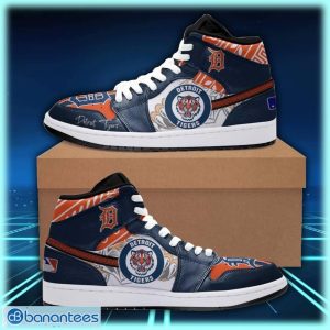 Detroit Tigers Jordan High Top Shoes For Men And Women Product Photo 1
