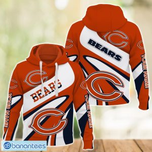 Chicago Bears 3D Hoodie Limited Gift For Fans Unisex Hoodie Custom Name Product Photo 1