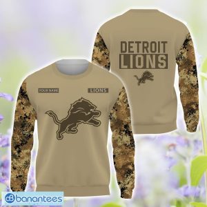 Detroit Lions Autumn season Hunting Gift 3D TShirt Sweatshirt Hoodie Zip Hoodie Custom Name For Fans Product Photo 2
