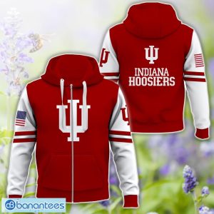 Indiana Hoosiers Logo Team 3D T-Shirt Sweatshirt Hoodie Zip Hoodie For Men Women Product Photo 4
