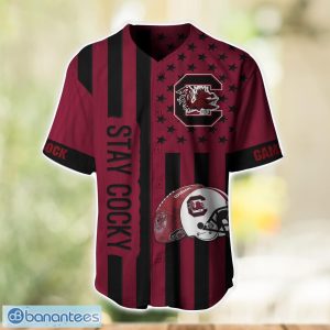 South Carolina Gamecocks Custom Name and Number NCAA Baseball Jersey Shirt Product Photo 2