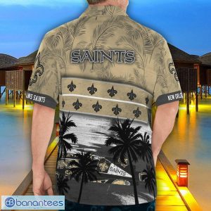 New Orleans Saints Logo Team Tropical Coconut Hawaii Shirt For Men And Women Product Photo 2