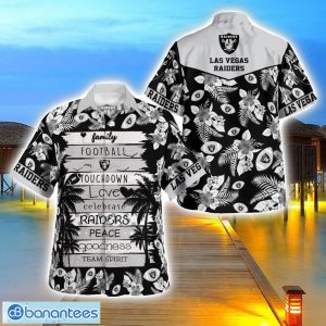 Las Vegas Raiders Family Football Lover Hawaiian Shirt Beach Shirt For Family Gift Product Photo 1