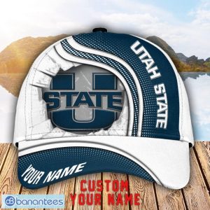 Utah State Aggies 3D Cap Custom Name For Fans Sport Gift Product Photo 1