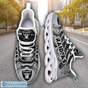 Las Vegas Raiders NFL New Clunky Sneaker 2024 Max Soul Shoes For Men And Women Product Photo 3