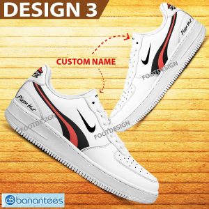 Custom Name Pizza Hut Brand Air Force 1 Sneakers New Pattern For Fans Gift AF1 Shoes - Brands Pizza Hut Air Force 1 Sneakers Custom Name Photo 3