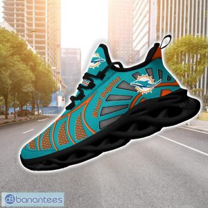 Miami Dolphins NFLNew Designs Black And White Clunky Shoes Max Soul Shoes Sport Season Gift Product Photo 3