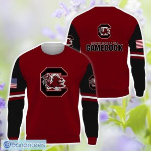 South Carolina Gamecocks Logo Team 3D T-Shirt Sweatshirt Hoodie Zip Hoodie For Men Women Product Photo 2