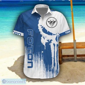 Foton 3D Printing Hawaiian Shirt Summer Beach Shirt For Fans Custom Name Product Photo 2