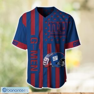 New York Giants Custom Name and Number Baseball Jersey Shirt Product Photo 2