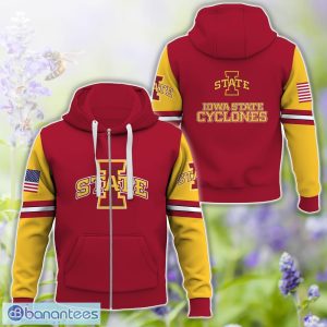 Iowa State Cyclones Logo Team 3D T-Shirt Sweatshirt Hoodie Zip Hoodie For Men Women Product Photo 4