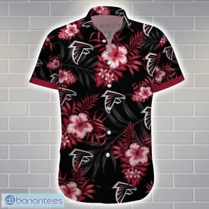Atlanta FalconsTeam Logo Tropical 3D Hawaiian Shirt Big Fans Gift Product Photo 2