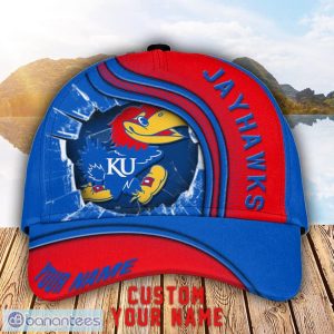 Kansas Jayhawks 3D Cap Custom Name For Fans Sport Gift Product Photo 1