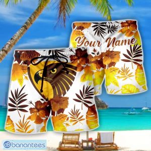 Hawthorn Hawks AFL Summer Gift For Mens Personalized Name Beach Shorts Product Photo 1