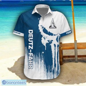 Deutz-Fahr 3D Printing Hawaiian Shirt Summer Beach Shirt For Fans Custom Name Product Photo 2