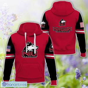 Northern Illinois Huskies Logo Team 3D T-Shirt Sweatshirt Hoodie Zip Hoodie For Men Women Product Photo 1