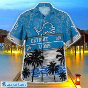 Detroit Lions Logo Team Tropical Coconut Hawaii Shirt For Men And Women Product Photo 3