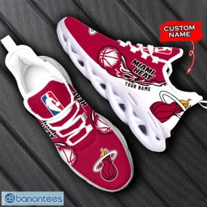 Personalized Name Miami Heat Fireball Personalized Sneakers Max Soul Shoes Product Photo 3