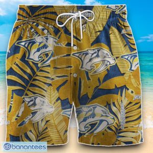 Nashville Predators NHL Hawaiian Shirt And Shorts Retro Combo Exclusive Gift For Fans Product Photo 3