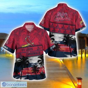 St.Louis Cardinals Logo Team Tropical Coconut Hawaii Shirt For Men And Women Product Photo 1