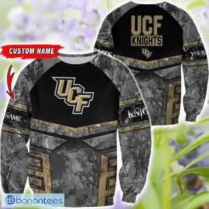 UCF Knights Grey Black Hunting 3D T-Shirt Hoodie Sweatshirt Zip Hoodie Custom Name Product Photo 2