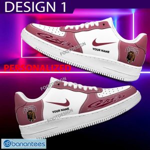 Custom Name Montana Grizzlies Teams Air Force 1 Shoes Design Gift AF1 Sneaker For Fans - Montana Grizzlies Air Force 1 Sneaker Personalized Style 1