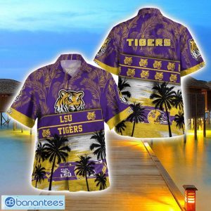LSU Tigers Logo Team Tropical Coconut Hawaii Shirt For Men And Women Product Photo 1