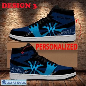 Custom Name F1 Racing Williams Racing Air Jordan 1 Hightop Sneakers For Men Women Fans Gift - F1 Racing Williams Racing Air Jordan 1 Hightop Sneakers Style 3
