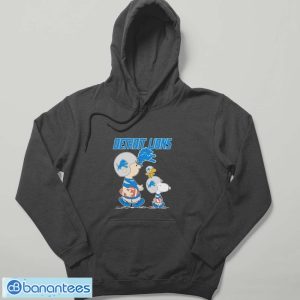 Awesome detroit Lions Let’s Play Football Together Snoopy Charlie Brown And Woodstock Shirt - Hoodie