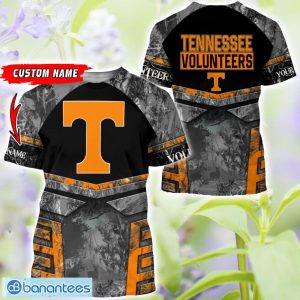 Tennessee Volunteers Grey Black Hunting 3D T-Shirt Hoodie Sweatshirt Zip Hoodie Custom Name Product Photo 3