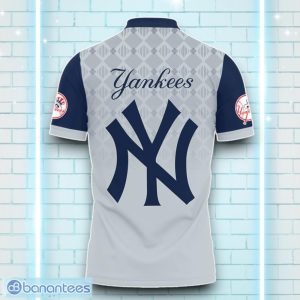 New York Yankees MLB Vertical Team Name Team Logo 3D Polo Shirt Special Edition For Men Women Product Photo 3