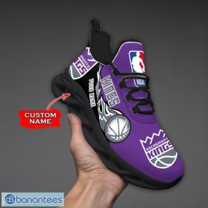 Personalized Name Sacramento Kings Fireball Personalized Sneakers Max Soul Shoes Product Photo 2