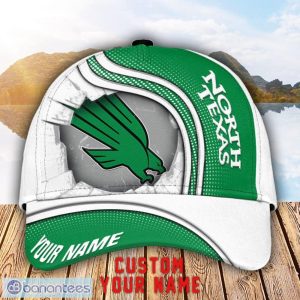 North Texas Mean Green 3D Cap Custom Name For Fans Sport Gift Product Photo 1